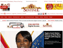 Tablet Screenshot of lasentinel.net
